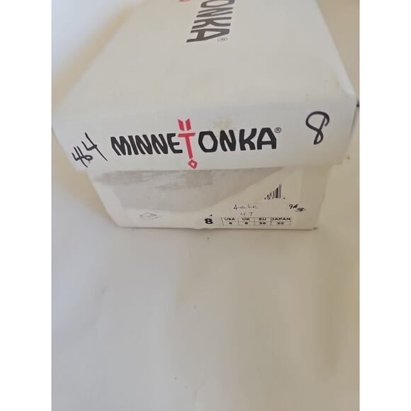 Minnetonka, Women's MOCCASINS, Navy 209 Size 8 - Picture 10 of 10